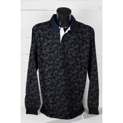 Stüssy Simple Paisley Rugby Black