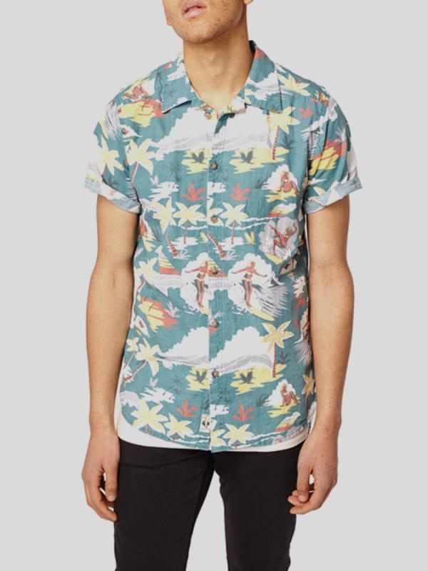 Košile O´Neill LM BAY S/SLV SHIRT Zelená