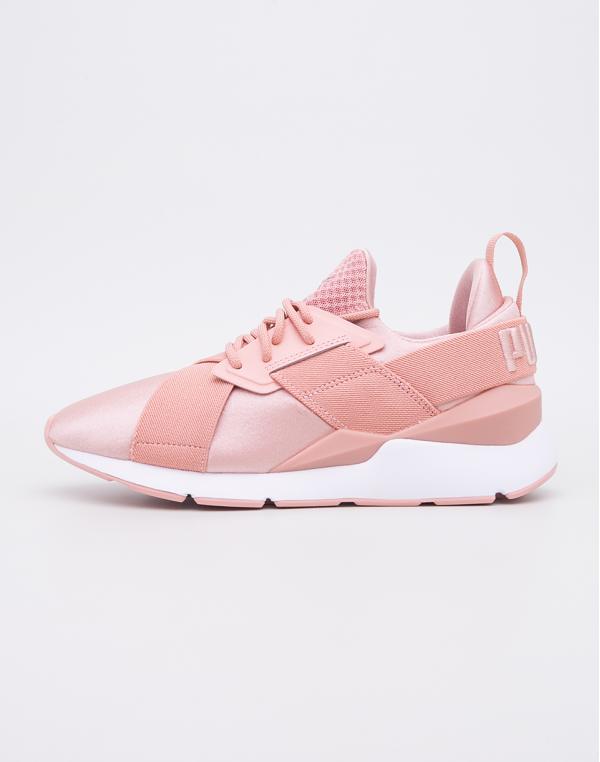 Sneakers - tenisky Puma Muse Satin Peach Beige-Puma White