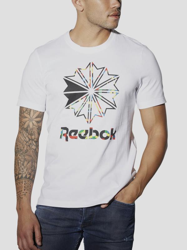 Tričko Reebok Classic F LARGE STARCREST T Bílá