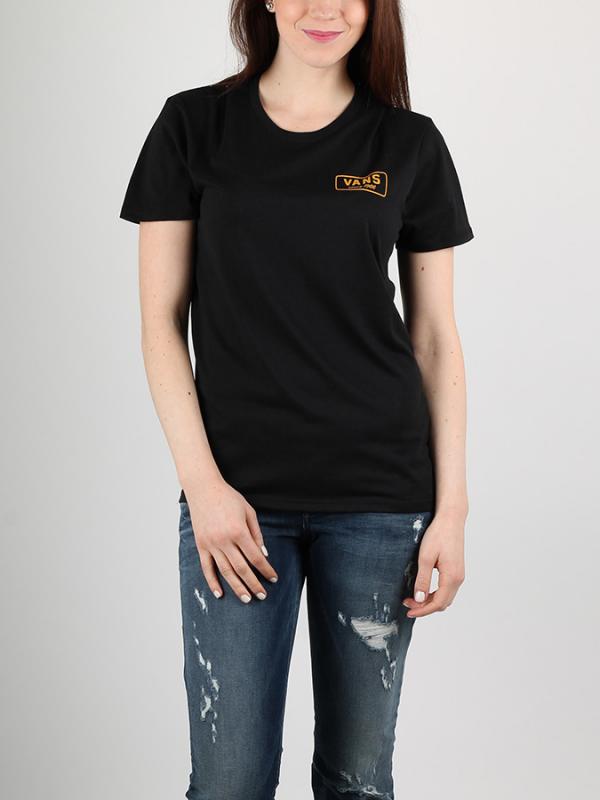 Tričko Vans WM BOOM BOOM BF TEE Black Černá