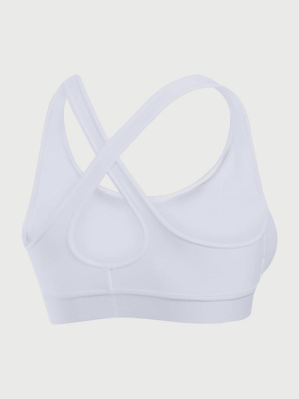 Kompresní podprsenka Under Armour Crossback Bílá