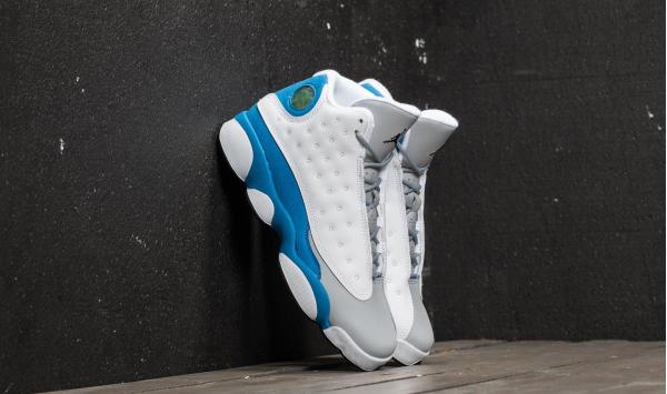 Air Jordan Retro 13 GG White/ Italy Blue/ Wolf Grey