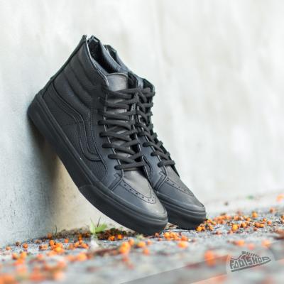 Vans Sk8-Hi Slim Zip Perf Leather Black/ Black