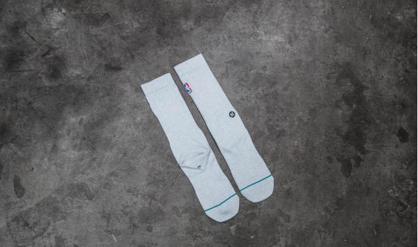 Stance NBA Logoman Crew Heather Grey