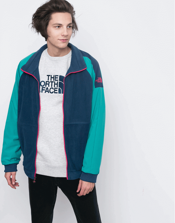 The North Face 1990 Staff Fleece Porcelain Green/Blue Wing Teal M