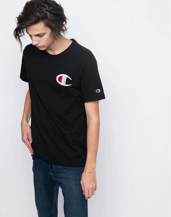 Logo tee Champion Crewneck NBK