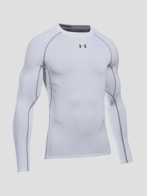 Kompresní tričko Under Armour HG LS Bílá