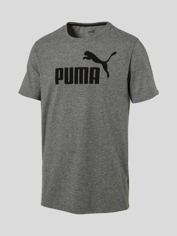 Tričko Puma ESS No.1 Heather Tee Šedá