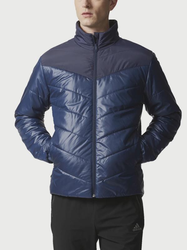 Bunda adidas Performance CYTINS BC PAD J Modrá