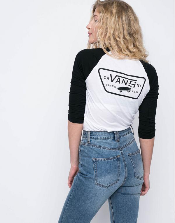 Vans Full Patch Raglan White / Black L