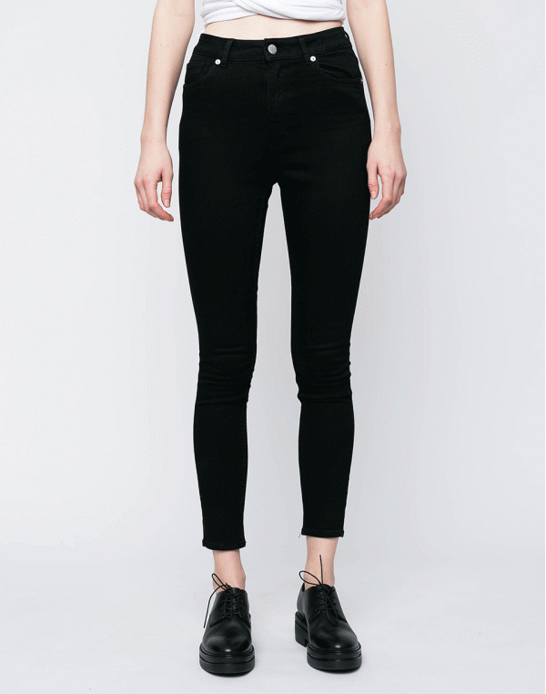 Cheap Monday High Skin Snap Black Coal W28/L32