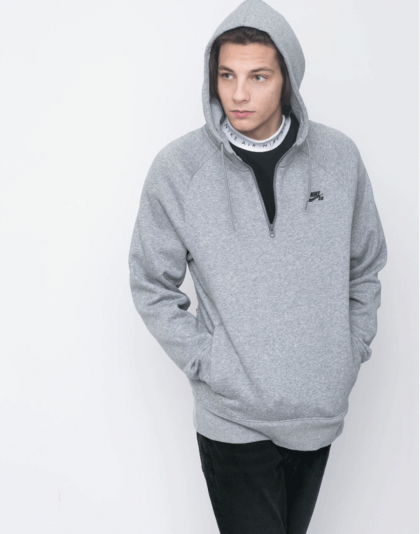 Nike SB Icon Dark Grey Heather / Black L