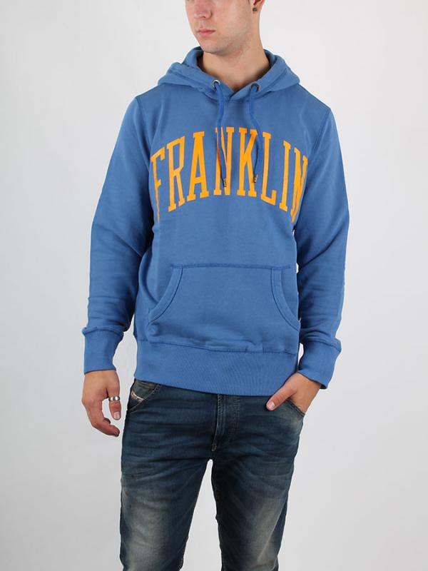 Mikina Franklin & Marshall FLEECE MAN Modrá