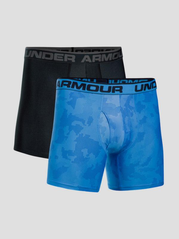 Boxerky Under Armour Original 6In 2 Pack Novelty Barevná
