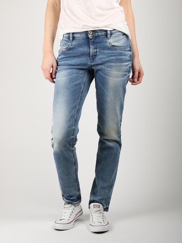 Džíny Diesel Belthy L.32 Pantaloni Modrá