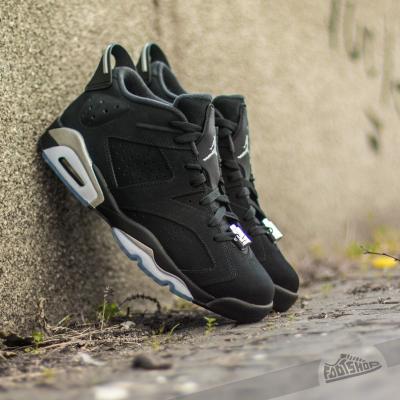 Air Jordan 6 Retro Low Black/Metallic Silver-White