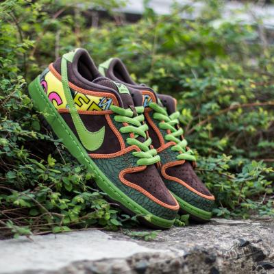 Nike Dunk Low Prm Dls SB QS Safari/ Altitude Green- Barbeque Brown
