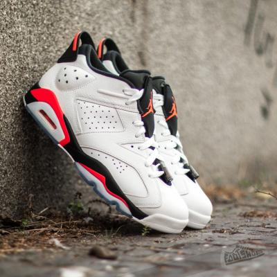 Air Jordan 6 Retro Low White/ Infrared 23-Black