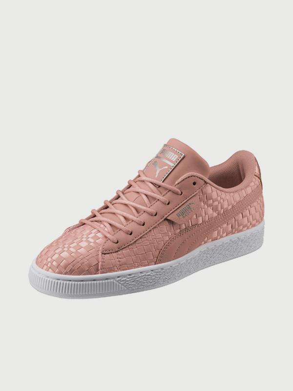 Boty Puma Basket Satin EP Wn s Béžová