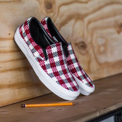 Vans Classic Slip-On Checker Palid Black/ True White