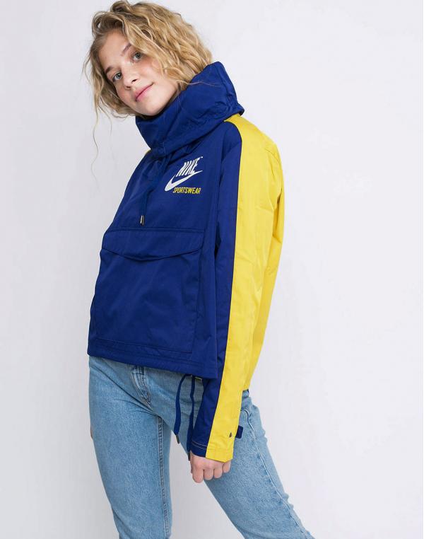 Bunda Nike Sportswear Archive Deep Royal Blue / Vivid Sulfur