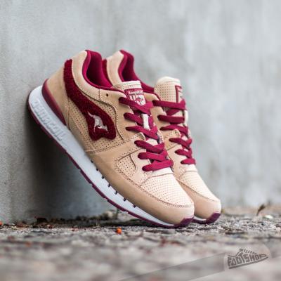 KangaROOS Coil- R1 Frottee Sand/ Burgundy