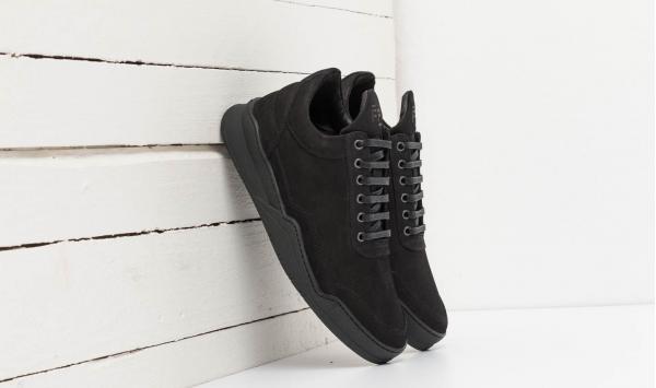Filling Pieces Low Top Ghost Basic All Black