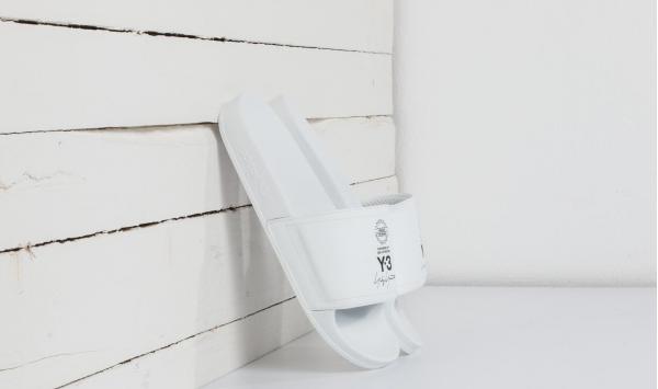 Y-3 Adilette Footwear White/ Core Black/ Footwear White