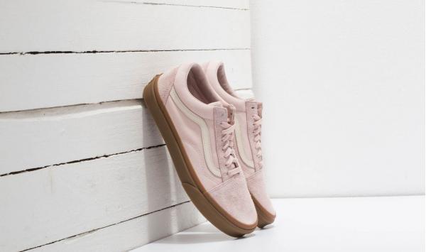 Vans Old Skool (Fuzzy Suede) Sepia Rose/ Light Gum