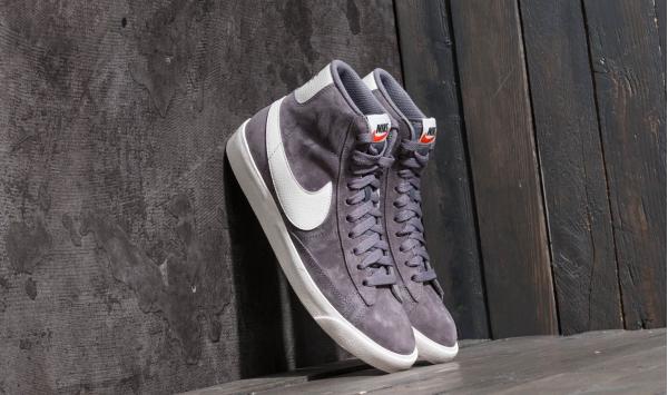 Nike Wmns Blazer Mid Vintage Suede Gunsmoke/ Sail-Black