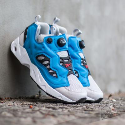 Reebok Instapump Fury Road Steel/ Echo Blue/ Red Rush