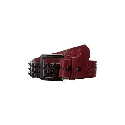 Vans Studded Leather Belt Burgundy/Black
