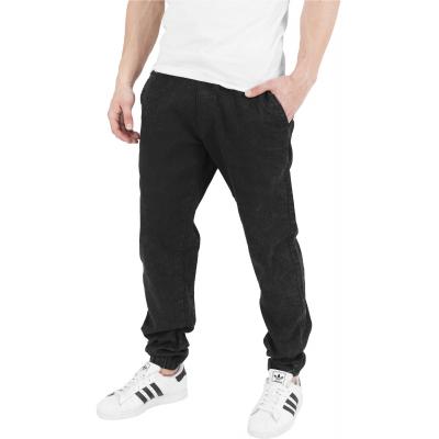 Urban Classics Stretch Denim Jogging Pants Black Washed