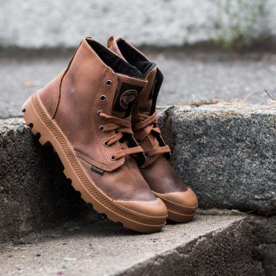Palladium Pampa Hi Leather Brown/ Black