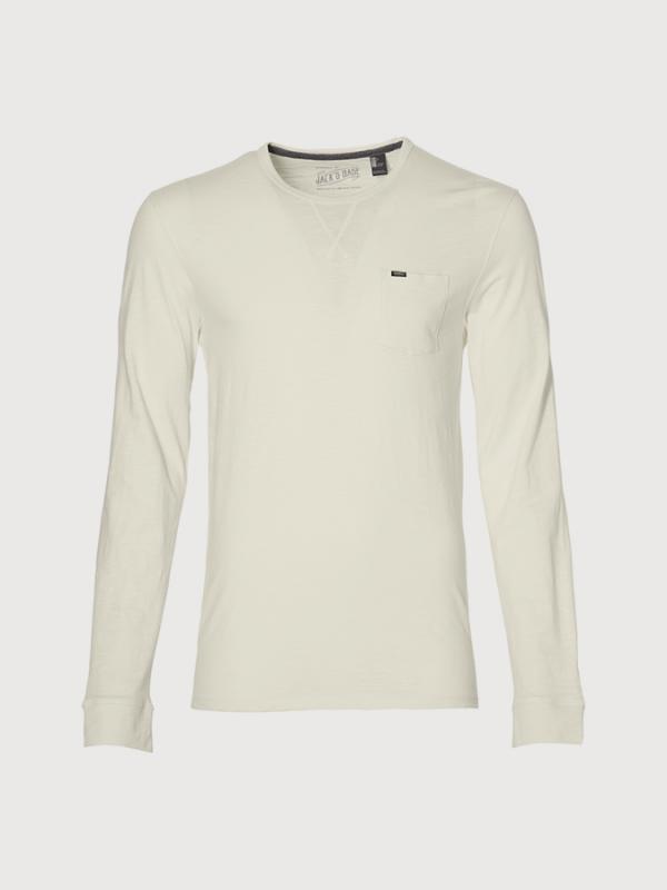 Tričko O´Neill Lm Jack\'S Base L/Slv T-Shirt Bílá