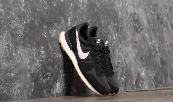 Nike Wmns Internationalist Black/ Summit White-Anthracite-Sail