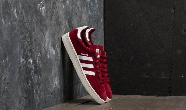 adidas Campus Collegiate Burgundy/ Ftw White/ Chalk White