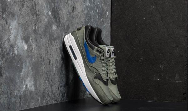 Nike Air Max 1 Premium Clay Green/ Hyper Royal-White