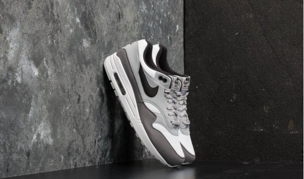 Nike Air Max 1 White/ Black-Wolf Grey-Gunsmoke