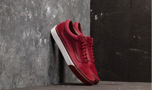 Vans Old Skool (Mono Bumper) Cabernet/ True White