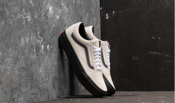 Vans Old Skool Platform (Suede) Blanc De Blanc/ Black