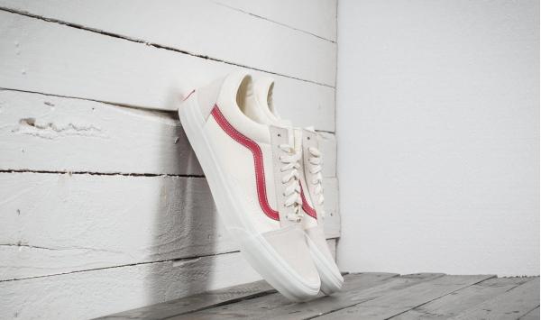 Vans Old Skool Vintage White/ Rococco Red