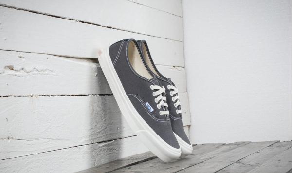 Vans OG Authentic LX (Canvas/Suede) Asphalt/ Black