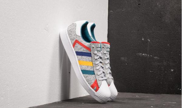 adidas x White Mountaineering Superstar Boost Light Grey Heather/ Real Teal/ Ftw White