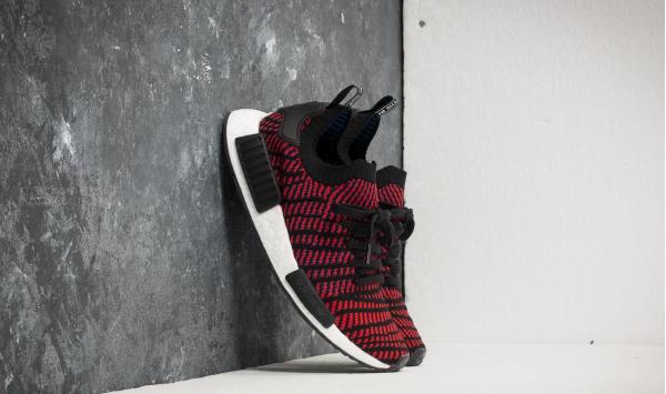 adidas NMD_R1 STLT Primeknit Red/ Core Black/ Red/ Blue