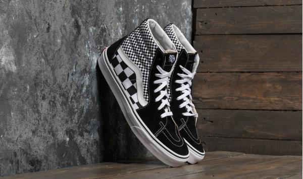 Vans SK8-Hi (Mix Checker) Black/ True White