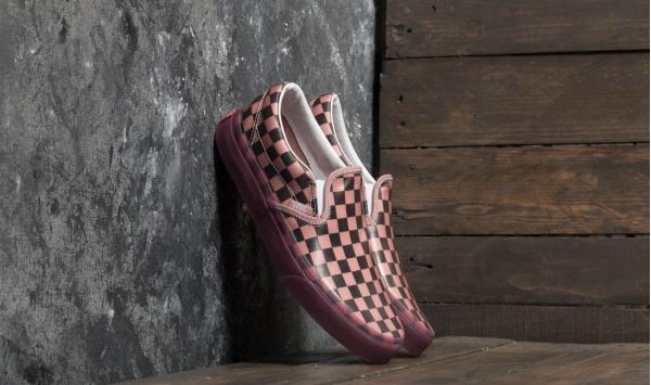 Vans Classic Slip-On (Translucent Rubber) Porcini/ Checkerboard
