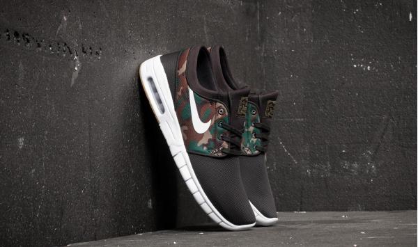 Nike Stefan Janoski Max Black/ White-Medium Olive