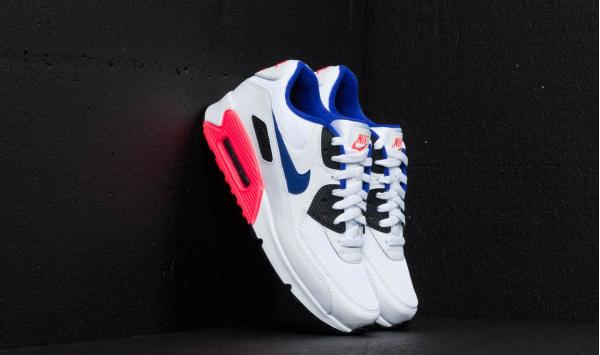 Nike Air Max 90 Essential White/ Ultramarine/ Solar Red